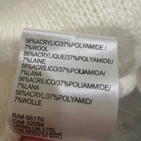 NWT new Anthropologie 3X plus caballero sheer pullover sweater white ivory - Picture 15 of 15